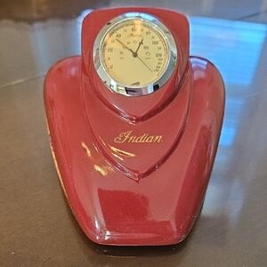 Indian Red Decorative Speedometer Clock